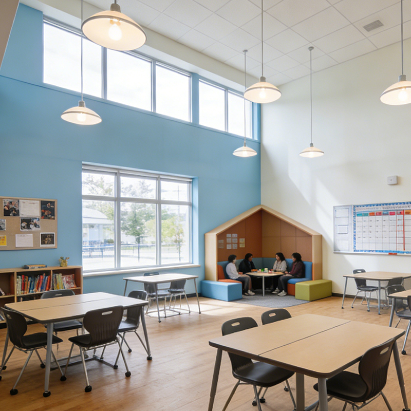 Tables et chaises pour salle de classe