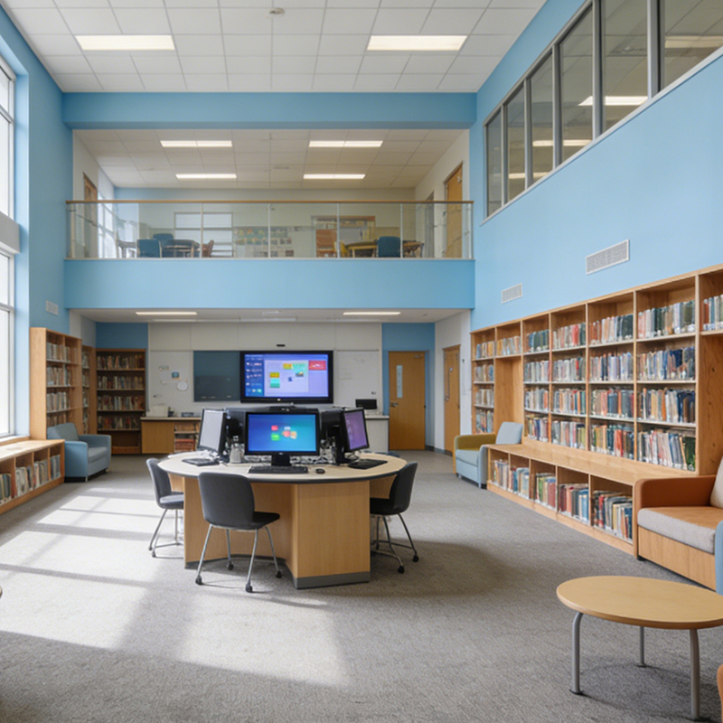 Bibliothèque pour espace de lecture — vue de la bibliothèque produit 2
