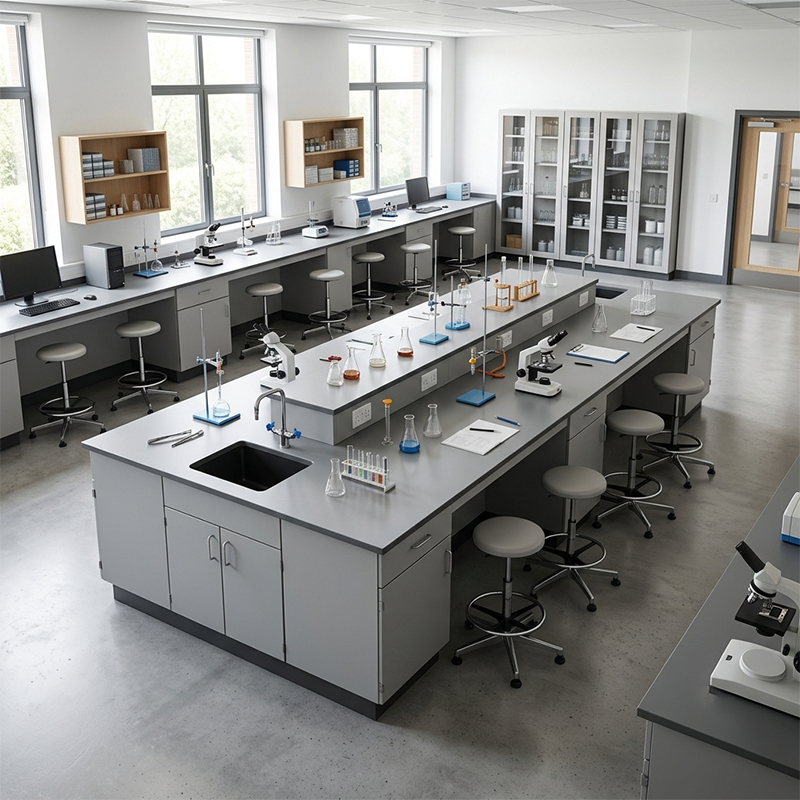 Îlot central pour laboratoire pédagogique — vue de la bibliothèque produit 2
