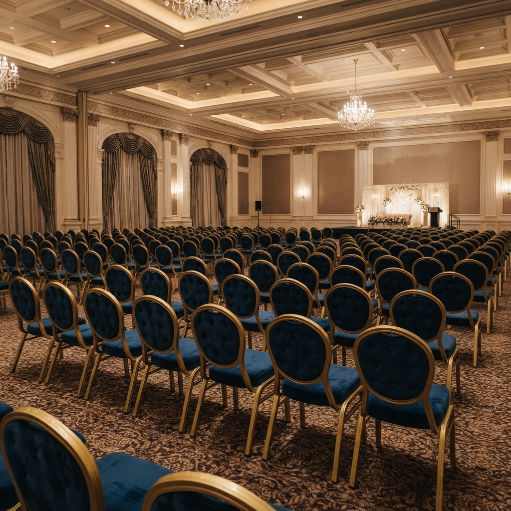 Chaises de banquet empilables