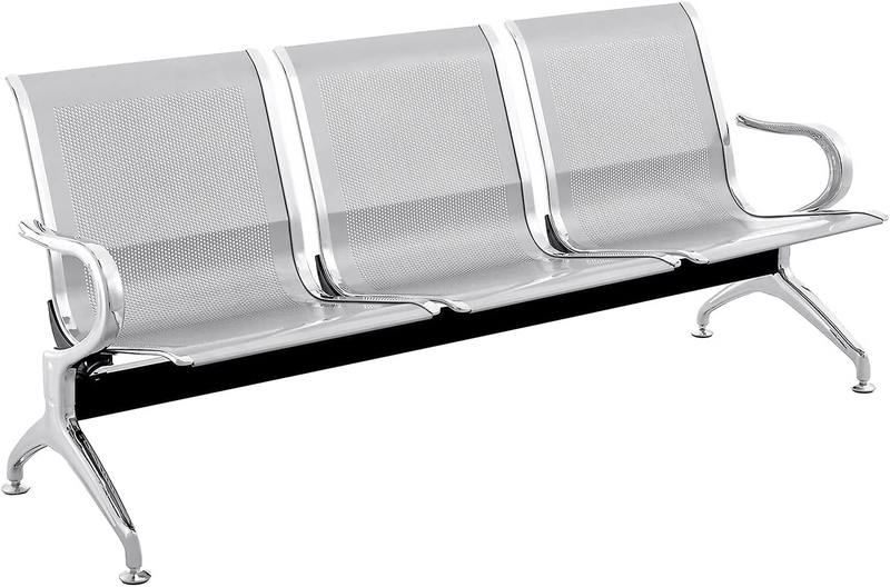 Banc trois places pour salle d’attente