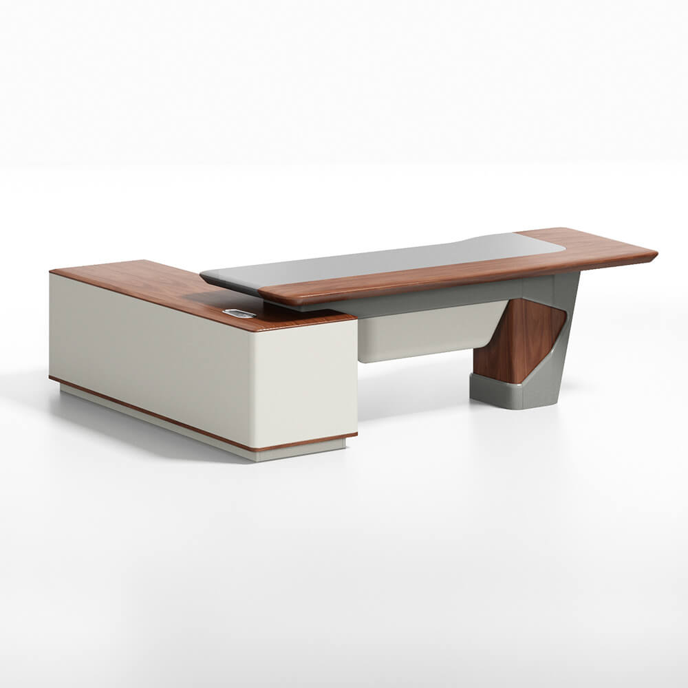 Bureau de direction en L