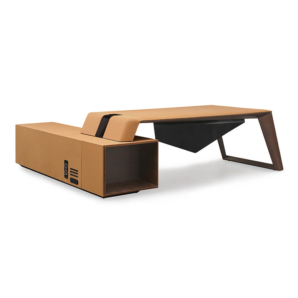 Bureau de direction avec surface gainée