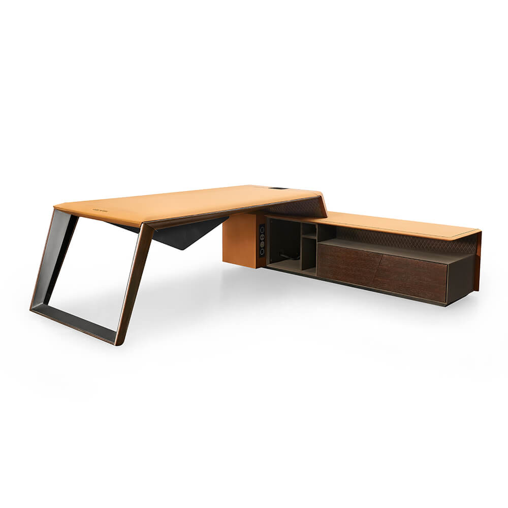 Bureau de direction avec surface gainée — vue de la bibliothèque produit 2